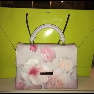 Ted Baker Grey Floral NWT Satchel